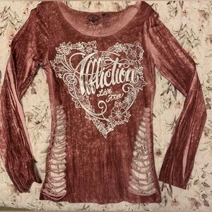Affliction Live Free Long Sleeve tee